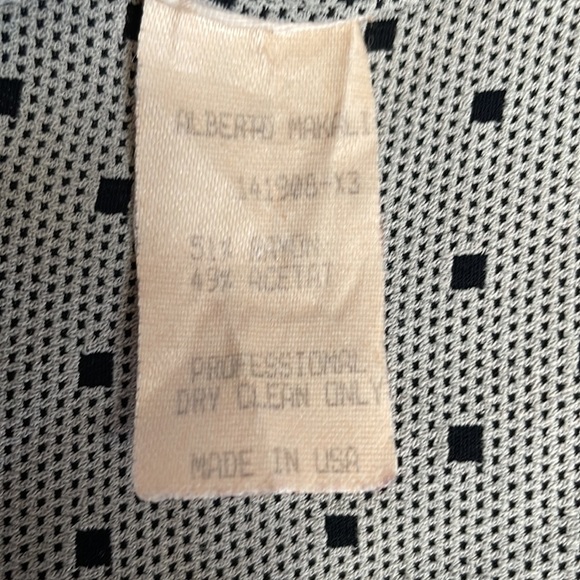 Alberto Makali Gray Square Dot Vest Size L - Picture 9 of 9